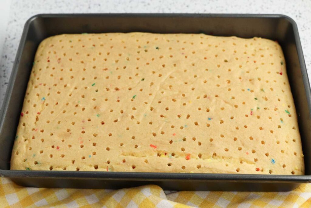 funfetti poke cake