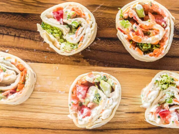 Image for Veggie Pinwheel Tortilla Rollups