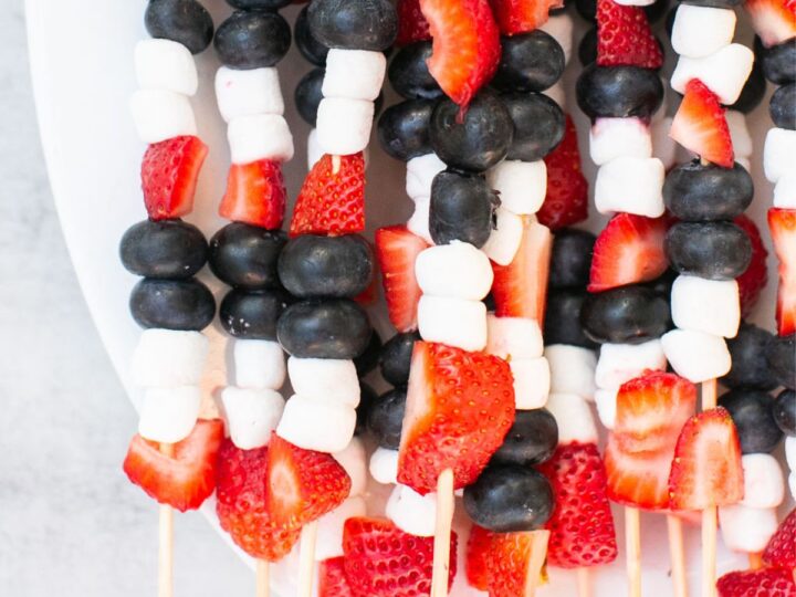 Image for Patriotic Red, White and Blue Fruit Skewers