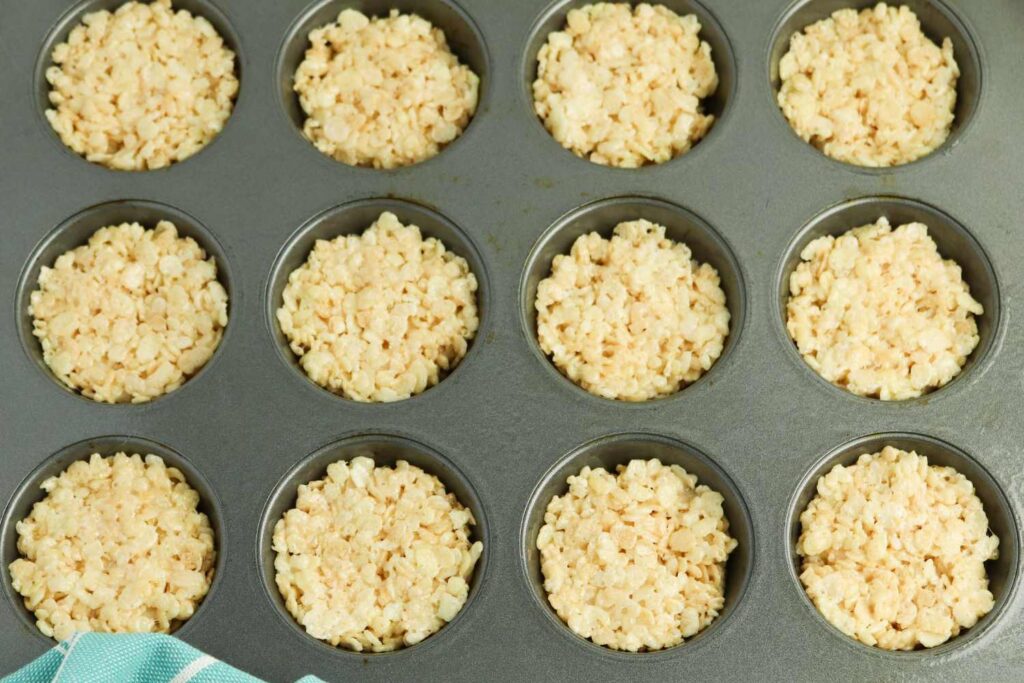 round rice krispie treats
