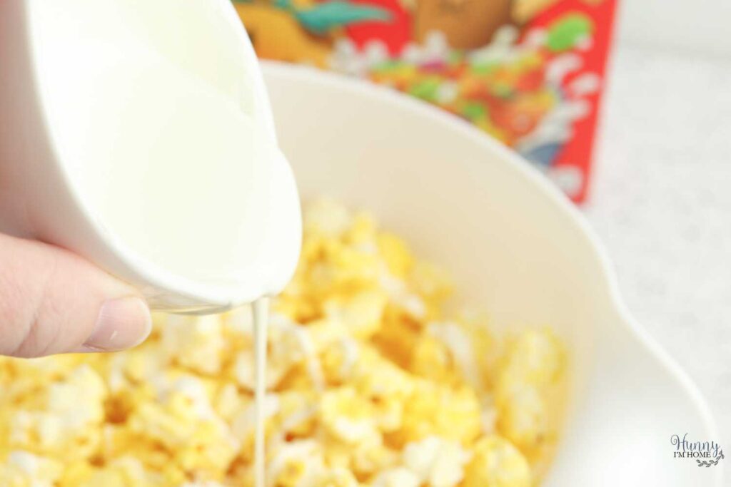 chocolate coated popcorn