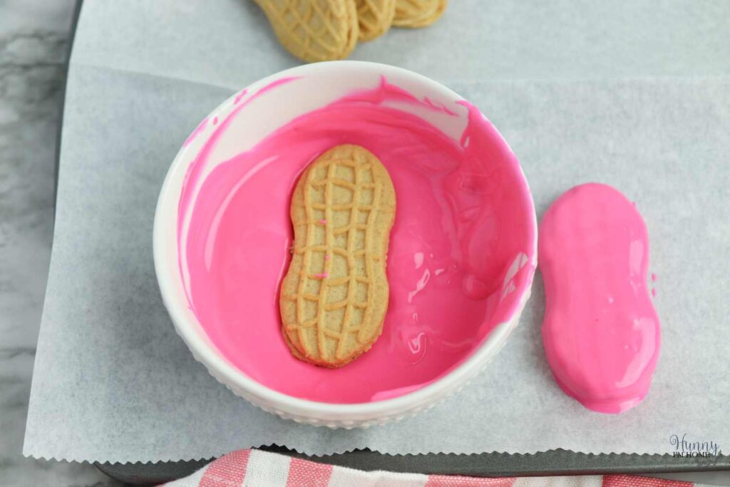 chocolate covered nutter butter cookies