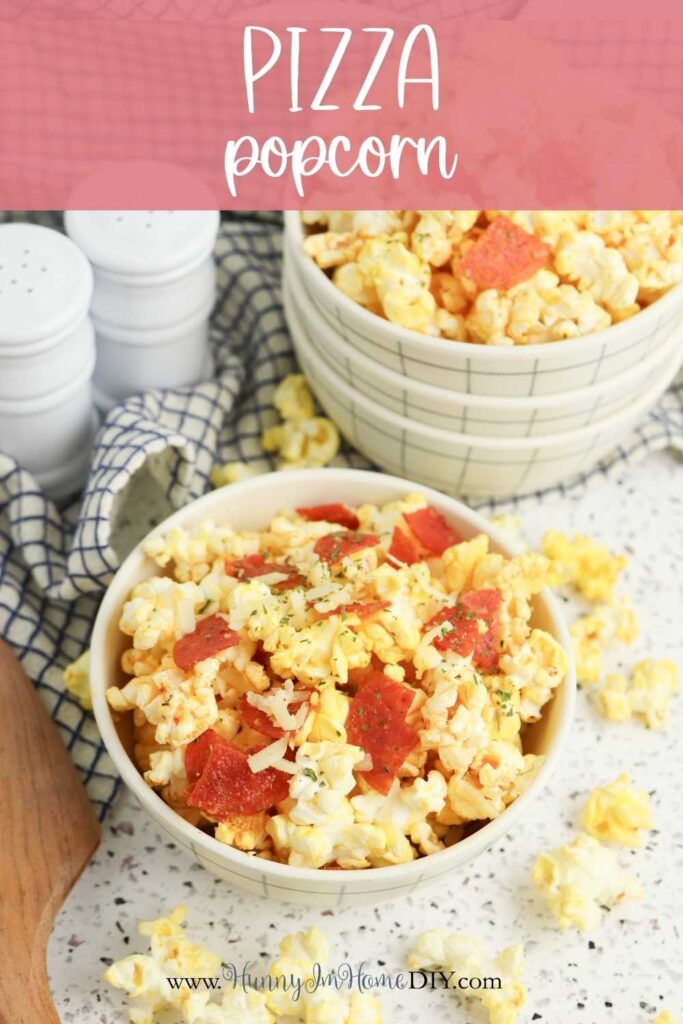 how to make pizza popcorn recipe