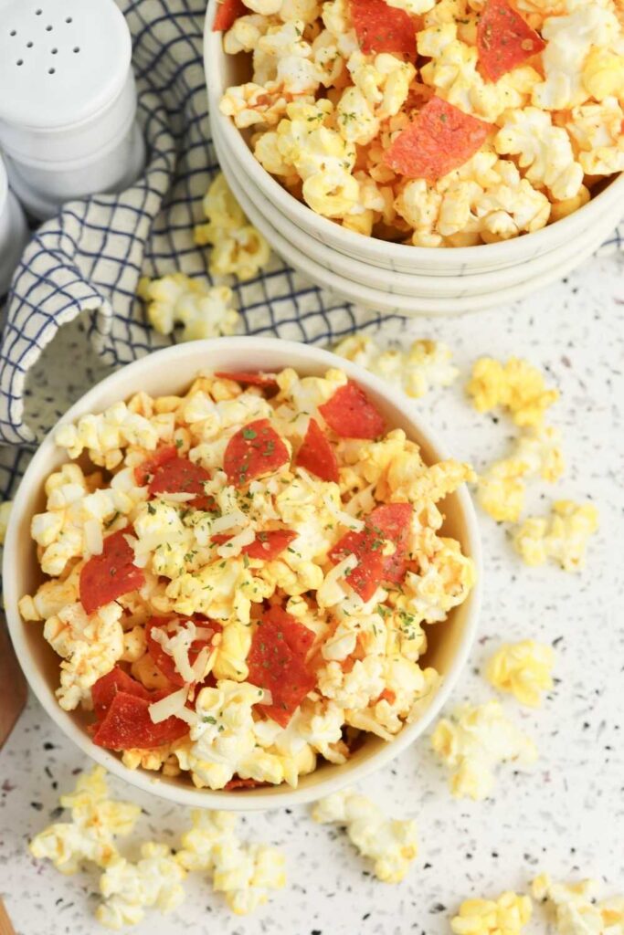pepperoni pizza popcorn recipe