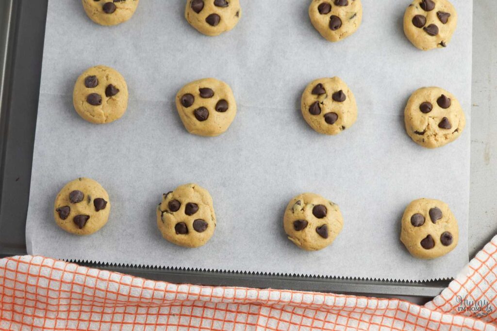 pumpkin cookies with chocolate chips
