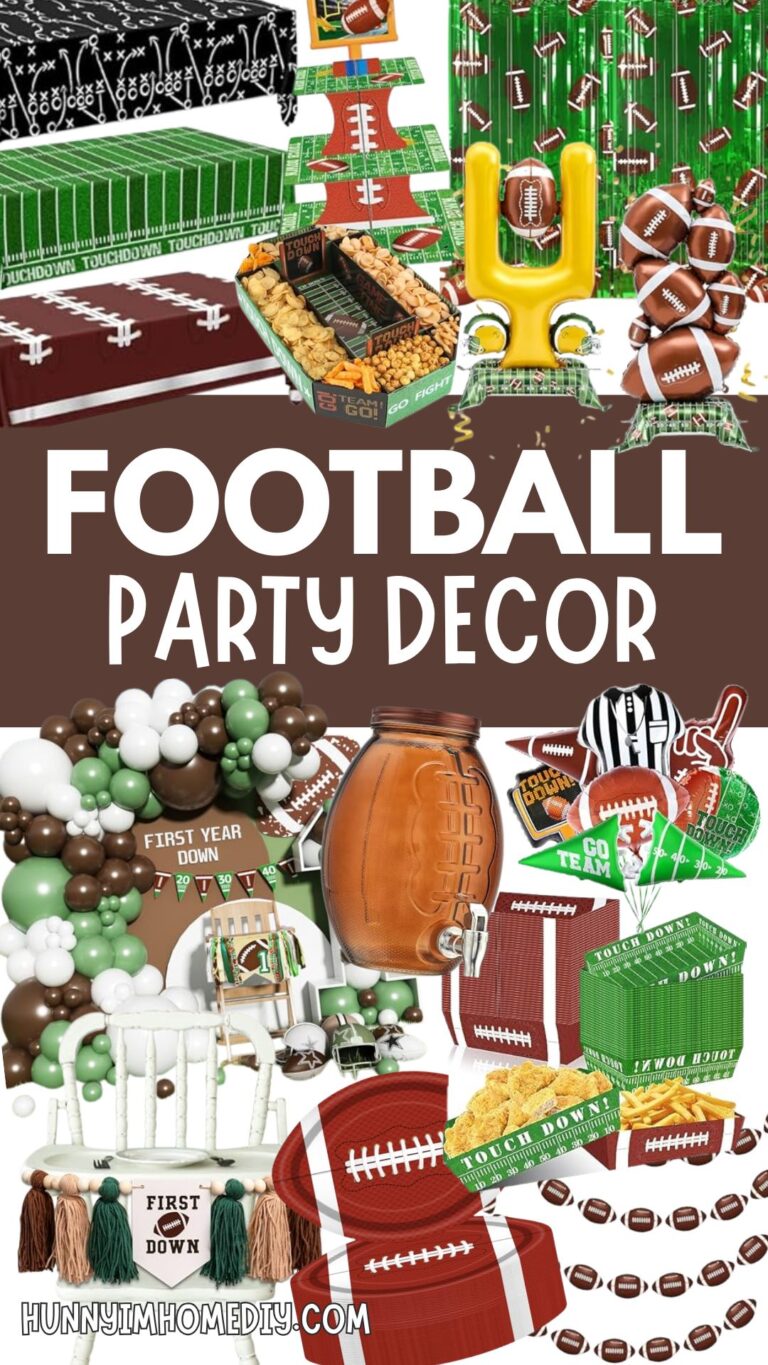 football party decorations