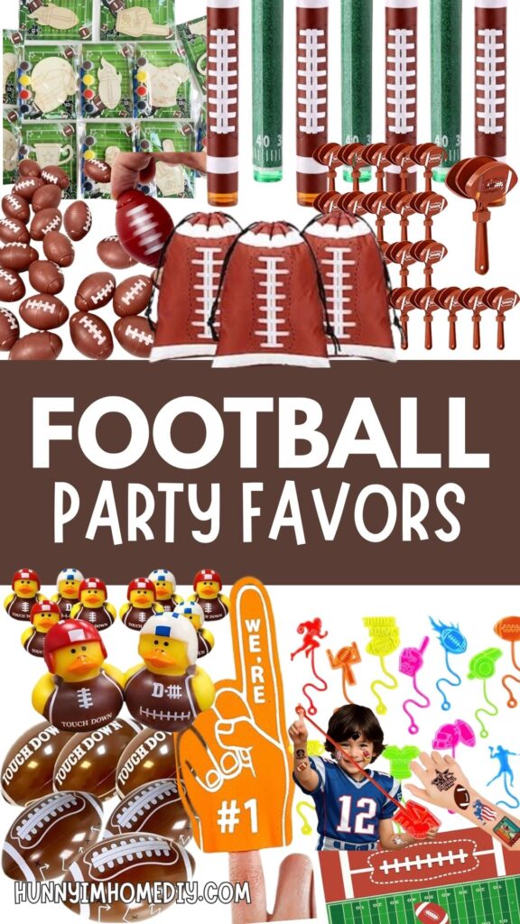 football party favor ideas
