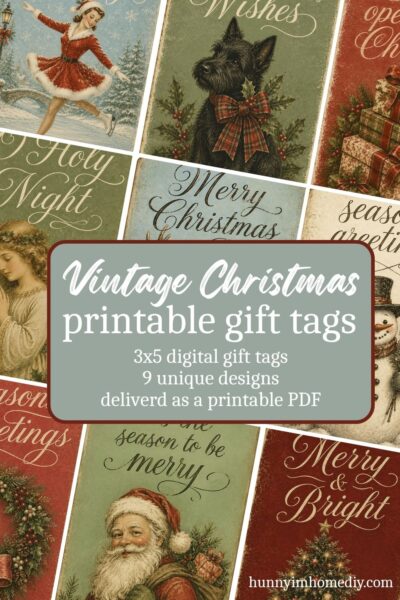 Printable Vintage Christmas Gift Tags