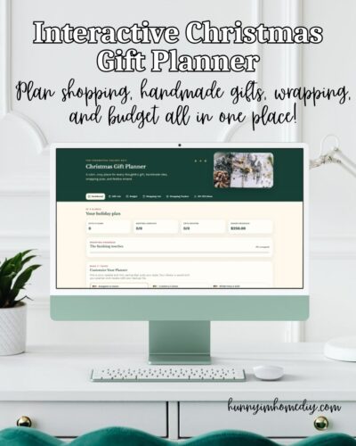 Interactive Christmas Gift Planner